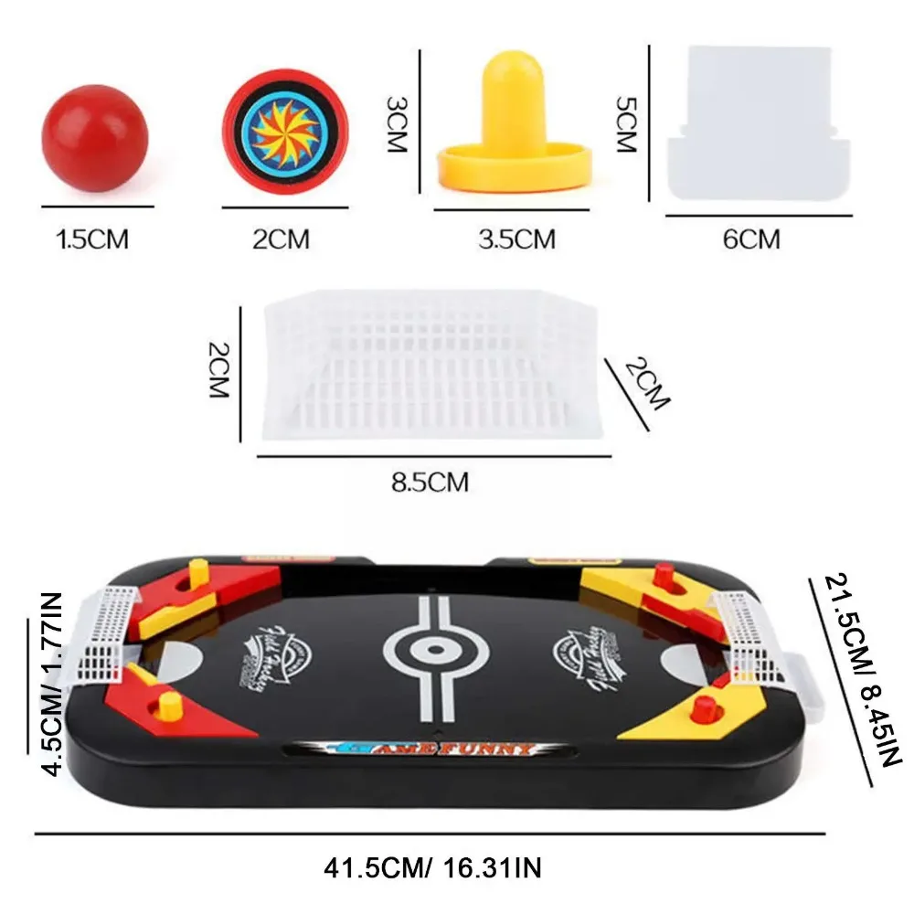 Kids Table Hockey Game 2 In 1 Soccer & Ice Mini Desktop Interactive Toy Anti-stress Party Board Games Toys For Children Adu R6p8