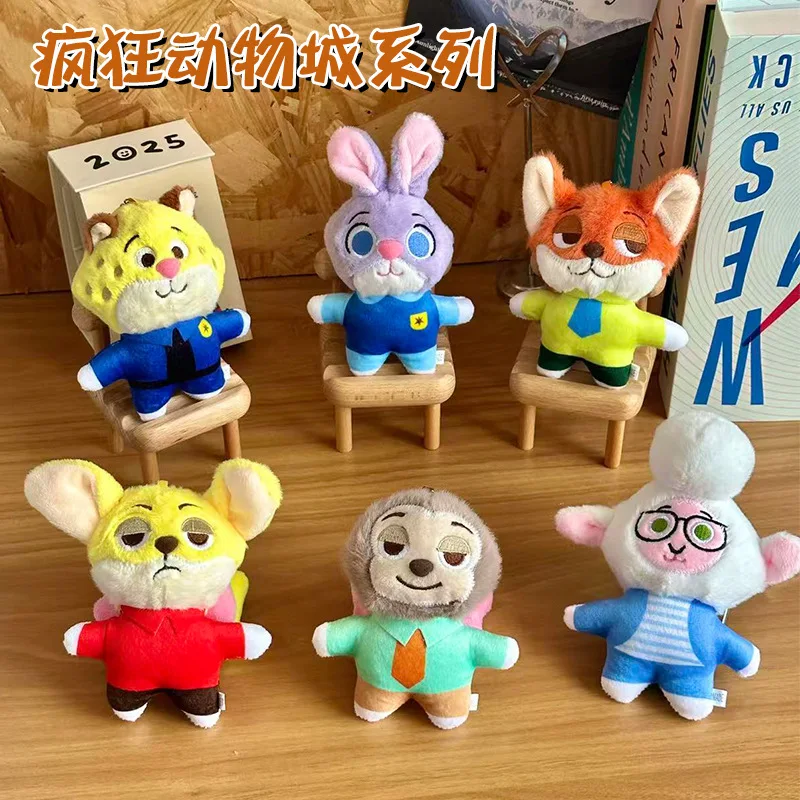 

Disney Zootopia Judy Hopps Plush Toys Kawaii Keychain Creative Cartoon Backpack Pendant Doll Peripheral Couple Christmas Gifts