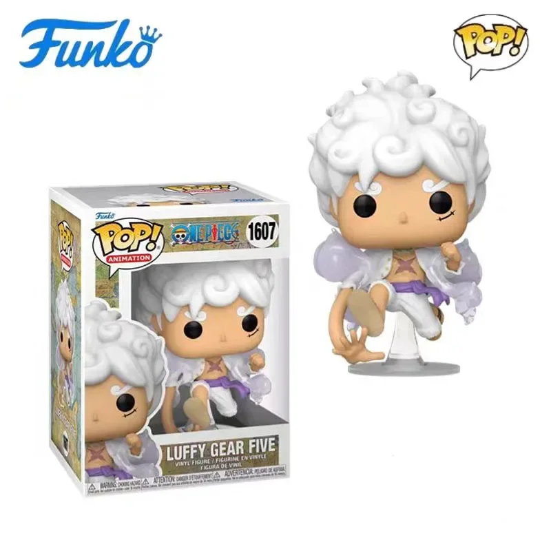 Funko Pop الأصلي قطعة واحدة أنيمي الشكل لوفي جير خمسة ألعاب شخصيات الحركة للبنين بنات هدية تحصيل نموذج الحلي