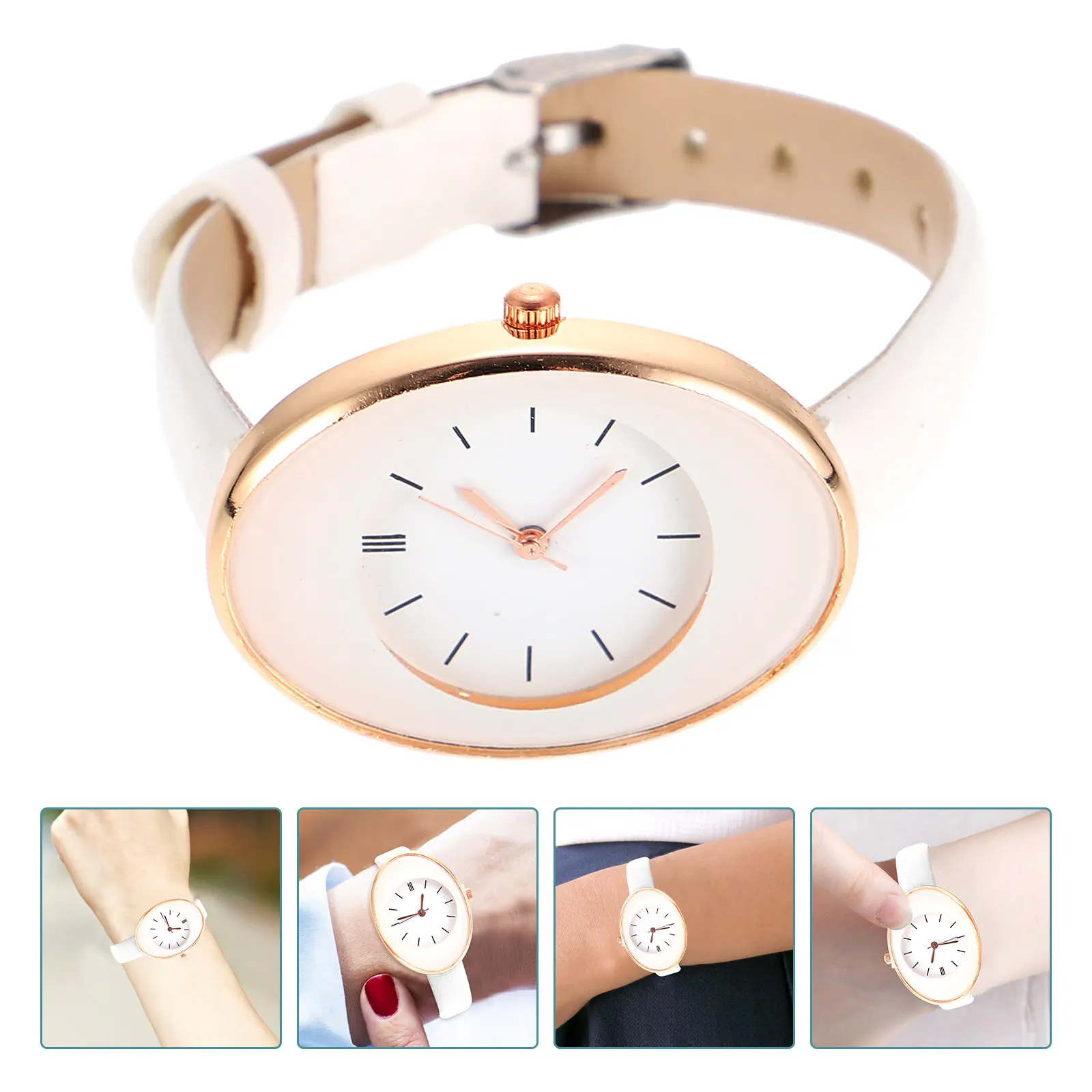 Quartz Wrist Watch For Watch For Women Casual Elegant Look Comfortable Breathable Strap Accurate Movement