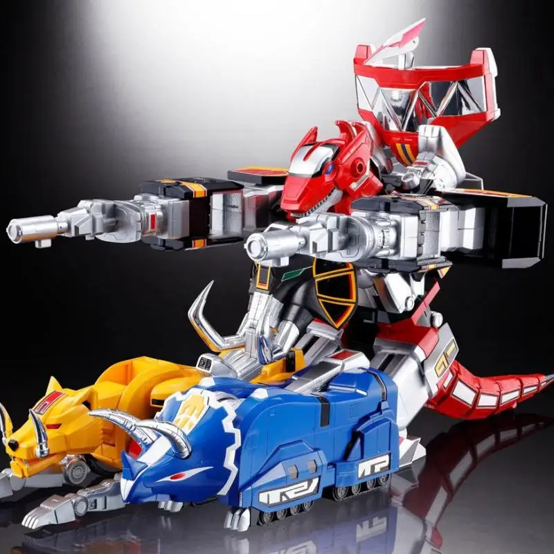 Bandai SOUL OF CHOGOKIN GX-72GX-78 Mighty Morphin Power Rangers Daizyujin Dragonzord Anime Cartoon Model Toys