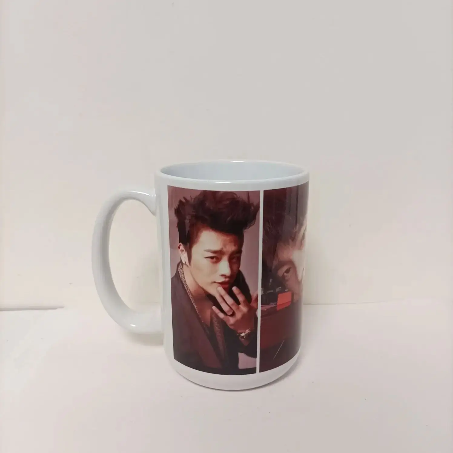 450ML 15oz Big Cup DIY Customized Ceramic Mug Personalized Mugs Coffee Milk Cup Creative Present Cute Gift Print Picture