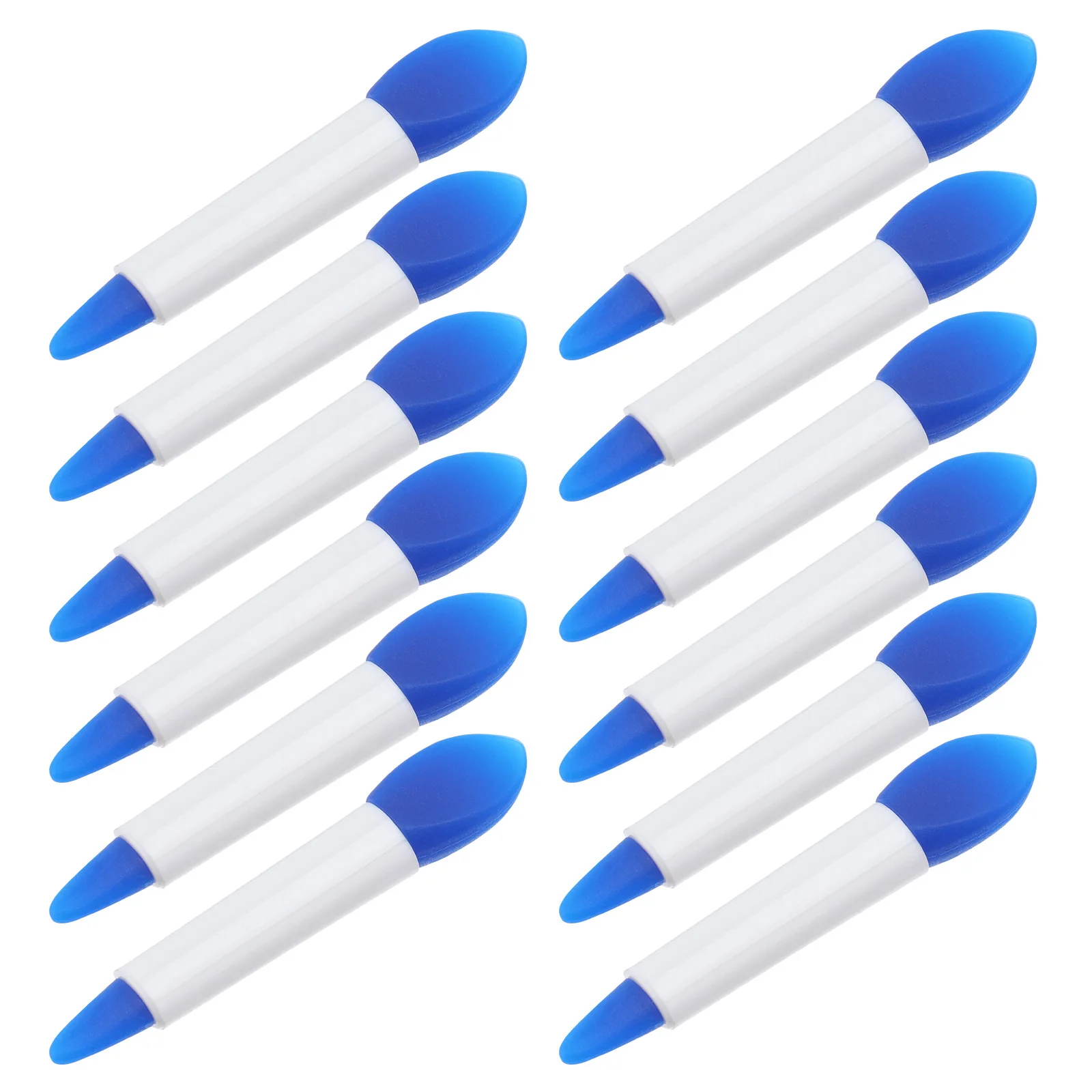 20 piezas cepillo de lápiz labial de silicona de doble cabezal para máscara de labios bálsamo brillo aplicación suave juego de herramientas de maquillaje portátiles labio profesional