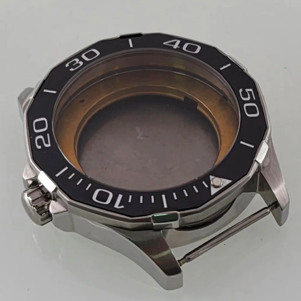 44mm Stainless Steel Sapphire Glass Watch Case For Eta2836 Miyota8215 Automatic Movement