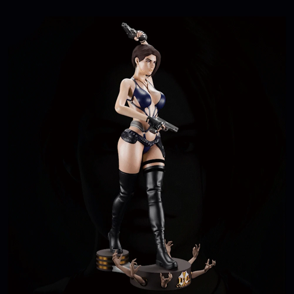 

1/24 Jill Sexy Girl 3D Print Fantasy Human Figure Resin Model Figure Toy Miniature Reduction Statue Unpainted Grey Effigy ﻿