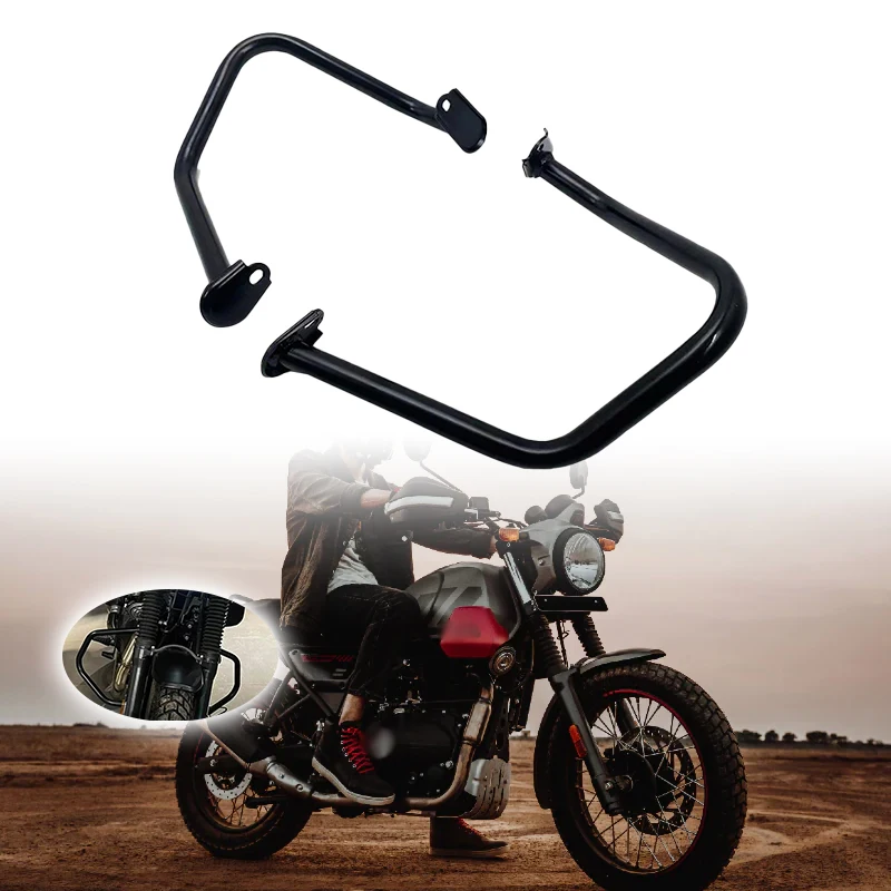 Motorcycle Engine Highway Guard Crash Bar Bumper Frame Protection For Himalayan Scram411 411cc 2022-2023