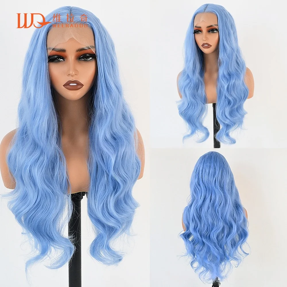 28-inch-body-wave-ice-blue-lace-front-wig-13x4-lace-frontal-glueless-heat-resistant-synthetic-pastel-blue-mermaid-cosplay-party