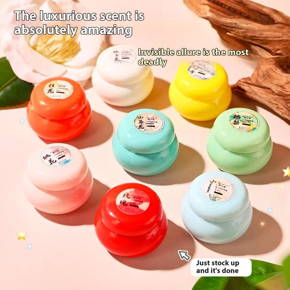 Balsem Padat Mini Wangi Segar Deodoran Stick Parfum Padat Balsem Stick Portabel Ringan untuk Wanita Pria Tubuh