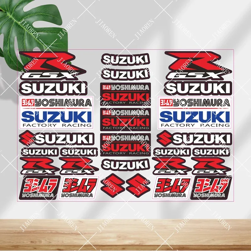 

Reflective Suzuki Stickers Motorcycle Decals Gsxr 750 600 1000