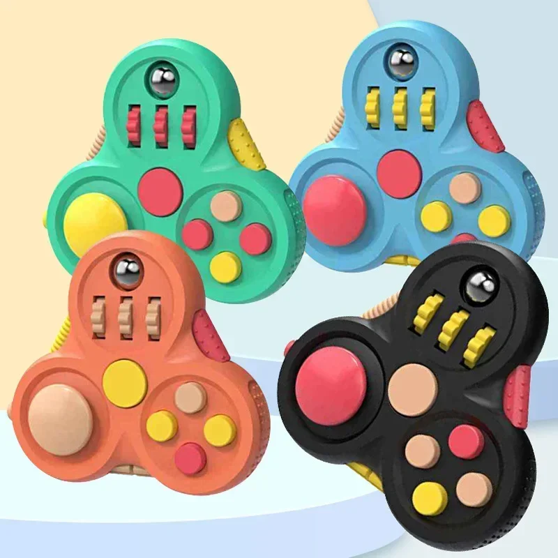 

Solid Color Fidget Decompression Spinner for Release Stress Autism Anxiety Relieve Adult Kids Stress Relief Anti-Stress Fingerti