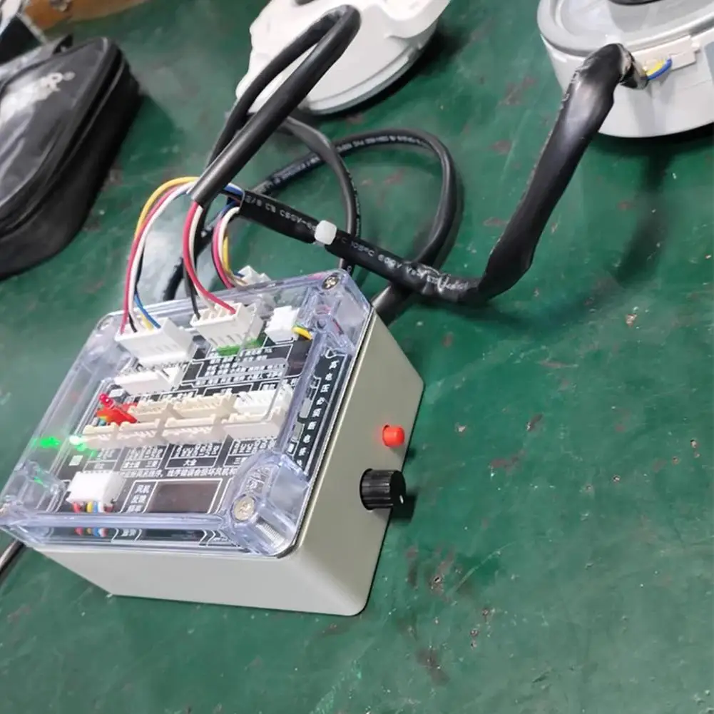 

Air Conditioner 3-Wire/5-Wire DC Fan Motor Tester – Short-Circuit Protection, Speed Adjustment For HVAC Motor Diagnostics Tool