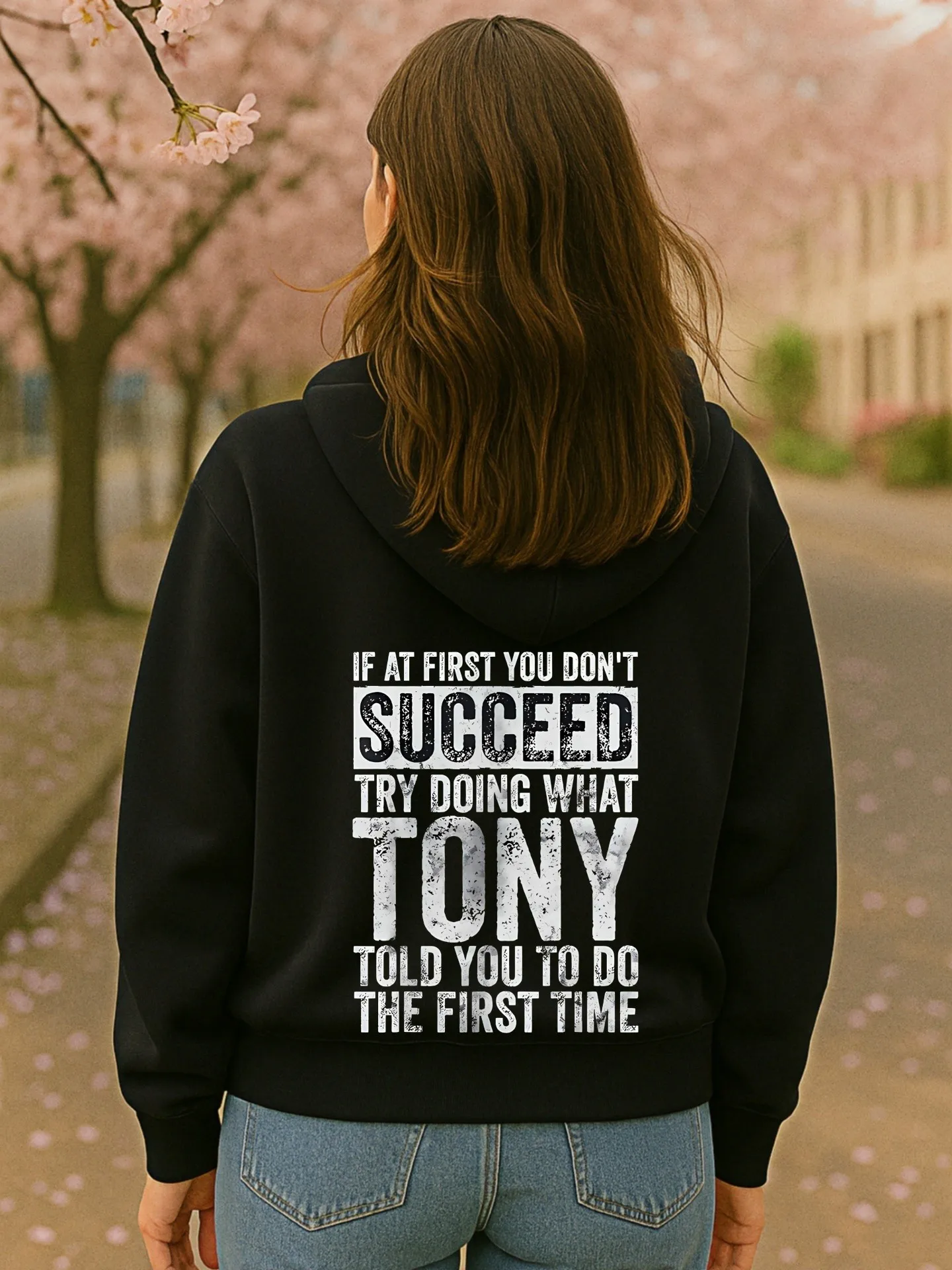 هوديي أساسي، حرف - طباعة، جمالية كاجوال، قماش ناعم، ملابس يومية غير رسمية، للمراهقين