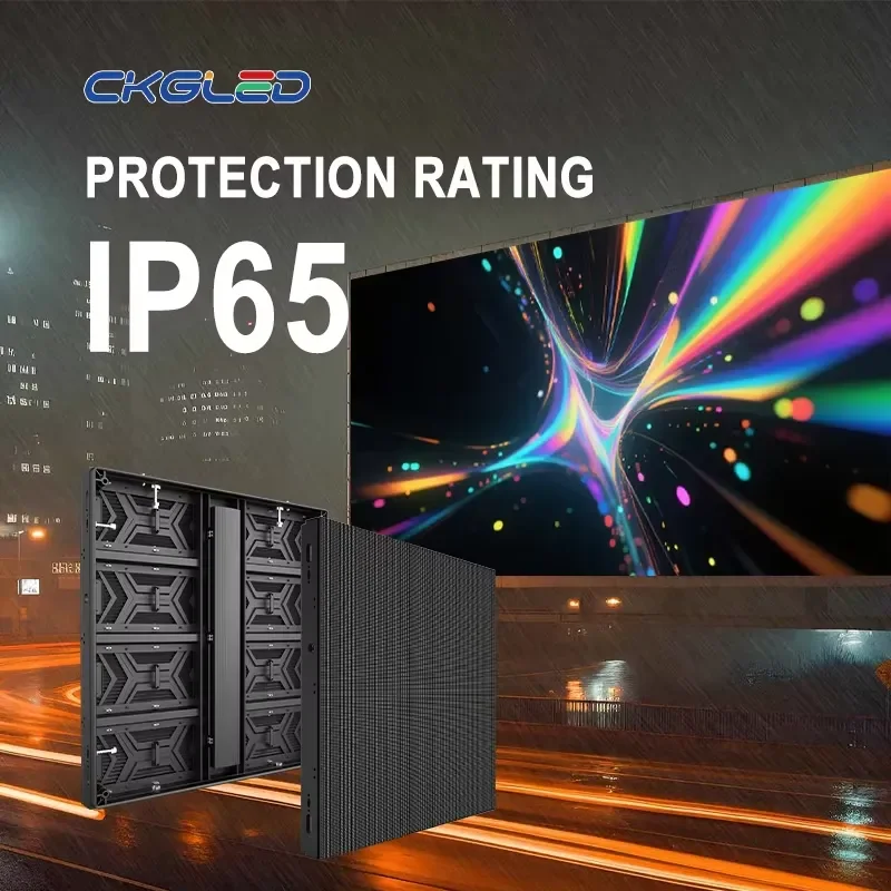 for P4.81 P6.25 P7.81 Outdoor LED Display Fixed Screen Front Maintenance 7680Hz Fixed Installation LED Billboard