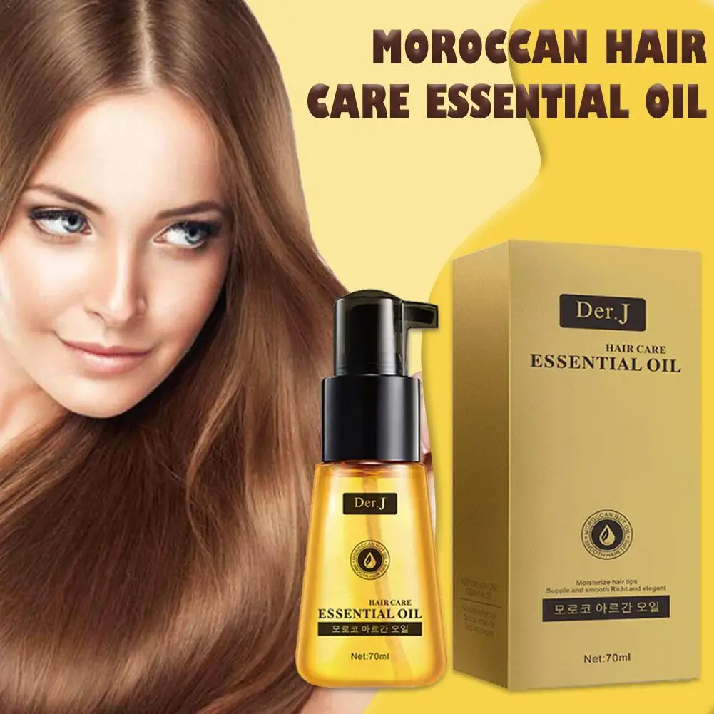 

70ML Morocco Argan Oil Hair Serum Smoothing Soften Repair Anti-dandruff Oi Essential Treatment Hair Scalp Damaged Products