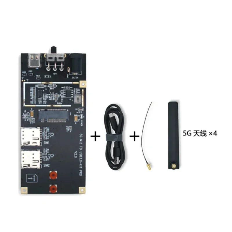 Nieuwe 5G Module Adapter Board M.2 Naar Type-C Usb 3.0 Kit Pro Voor Alle Quectel Modem RM500Q-GL Rm502q RM510-GL Voor Router