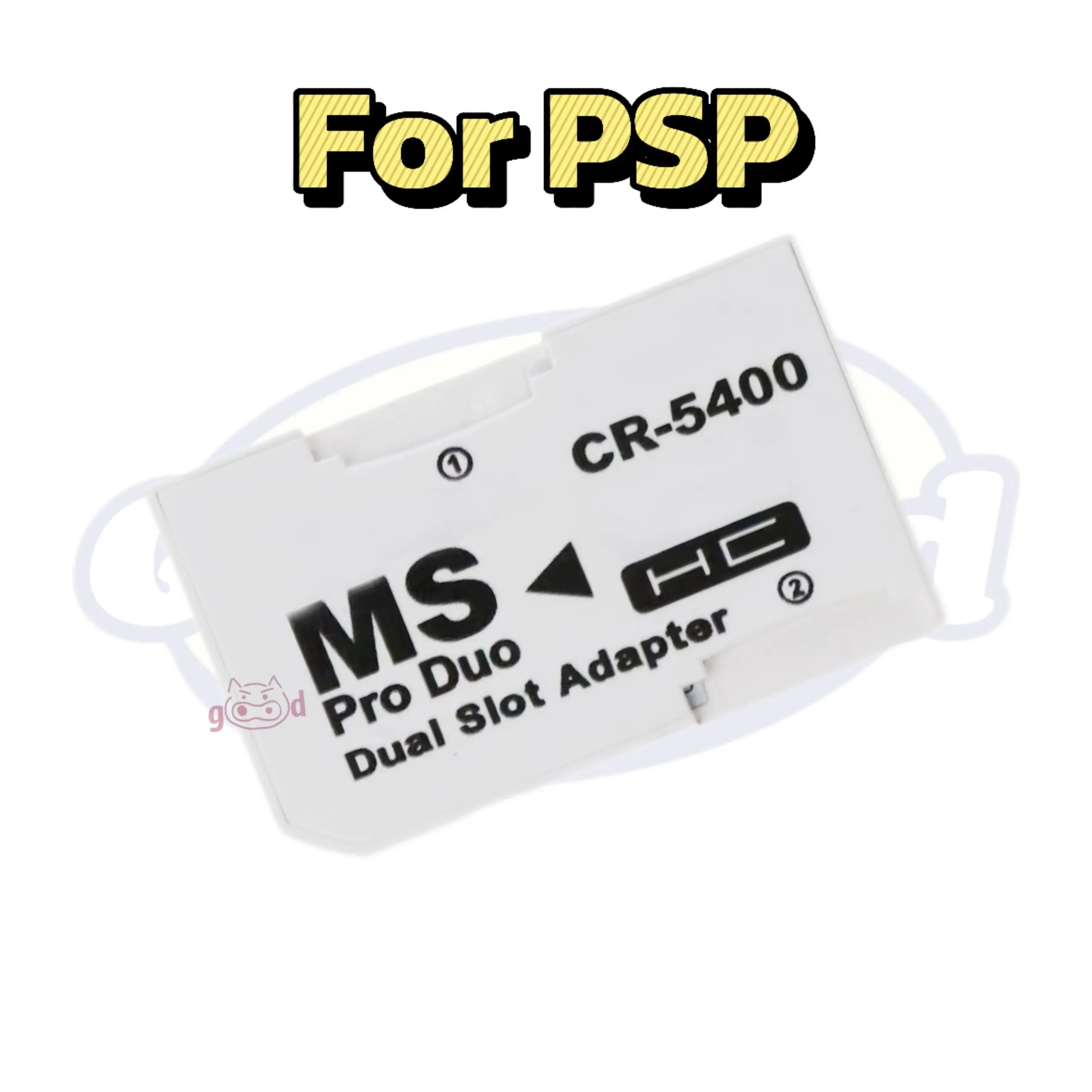 20 قطعة/الوحدة CR-5400 مايكرو SD SDHC TF إلى MS الذاكرة عصا برو Duo قارئ ل PSP محول محول فتحة واحدة ومزدوجة