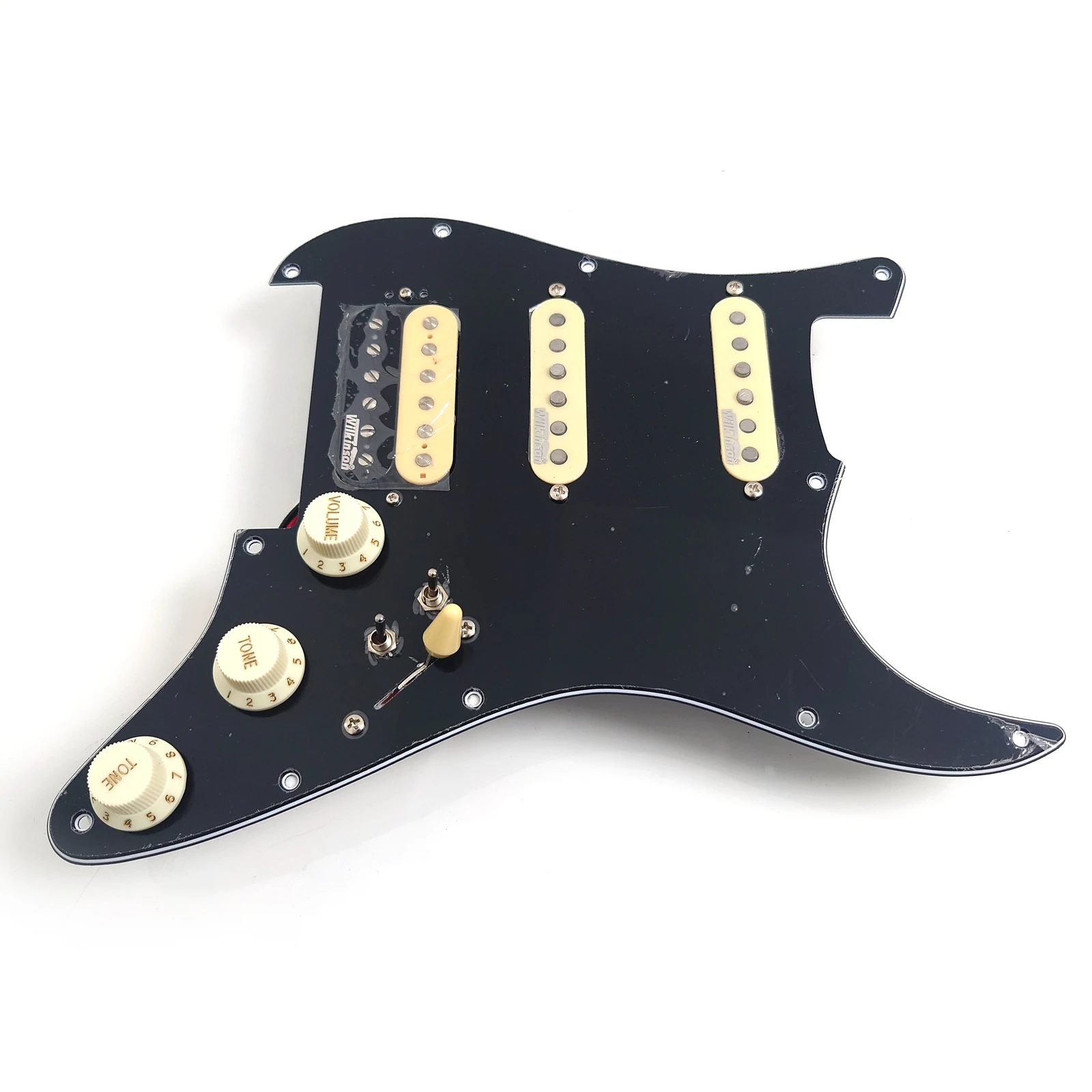 مجموعة Pickguard المحملة مسبقًا للجيتار، ملف سبليتين SSH ألنيكو 5 لاقطات هامبوكر لقطع غيار القيثارات الكهربائية ST