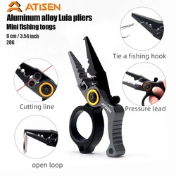 Booms Fishing X1 Aluminum Fishing Pliers Saltwater, Surf Fishing Tackle Kit, Fishing Multitool Hook Remover Braided Fishing Line