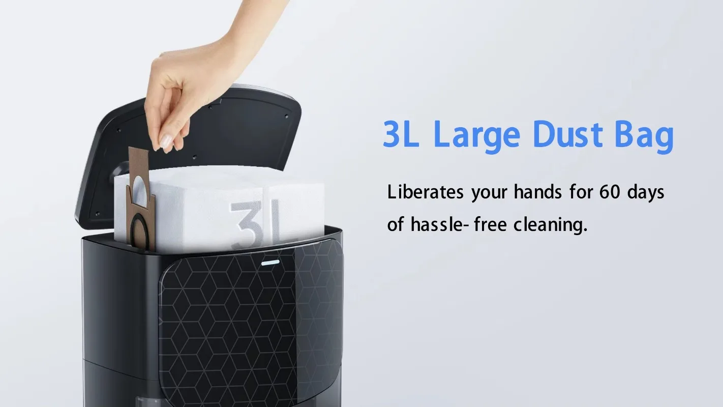 Liectroux G7 High-End-Roboterstaubsauger mit selbstentleerender Mülleimer, Lidar-Lasernavigation, intelligenter Roboter-Staubsauger