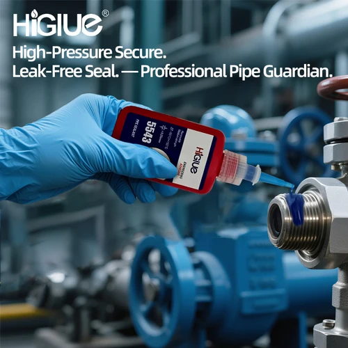 Sellador de tuberías 50ml 5543, cinta líquida de PTFE, casillero de hilo, adhesivo anaeróbico, puede reemplazar juntas y sujetadores mecánicos