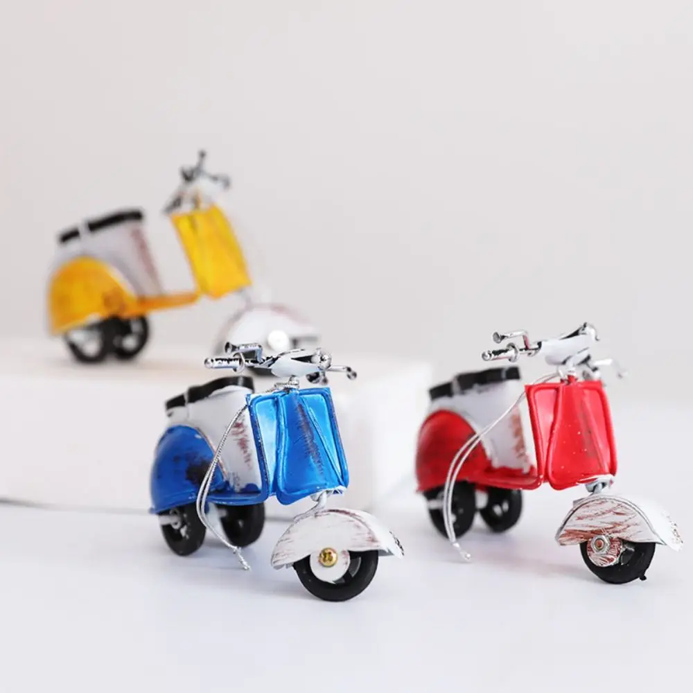 

Mini Iron Motorcycle Model Retro Style Simulation Small Motorcycle Statue Home Decor Traffic Toys Vehicle Motorcycle Model