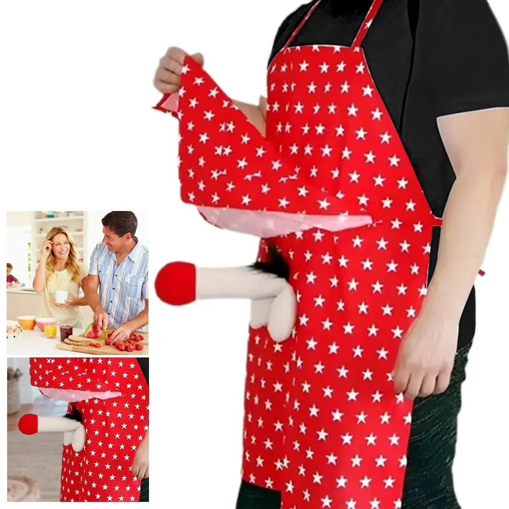 Gift For Boyfriend Funny Apron With Penisunder Surprise Hiding In The Apron Pocket Funny Cooking Grilling Aprons