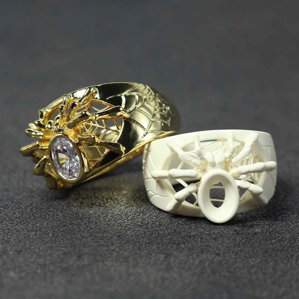 Jewelry Making With 3D Printer - 1KG 900DS 405nm UV Weißes Wachs-Gießharz
