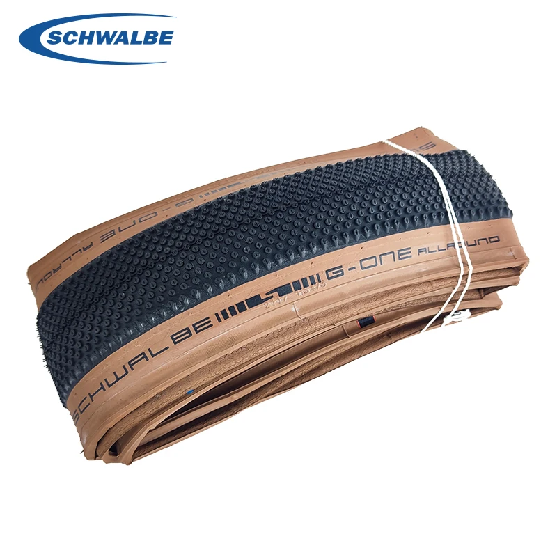 SCHWALBE Original G-ONE ALLROUND 700x35C 700x40C Tubeless Brown Sidewall Folding Tire for Road XC Gravel MTB Bike Cycling Parts