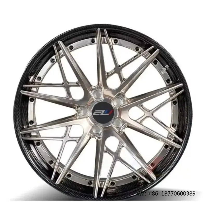 

New Forged Aluminum Wheel Hub 18-24 Inch Customizable Sizes Multi-Spoke Design Zinc Plated for Various Car Models