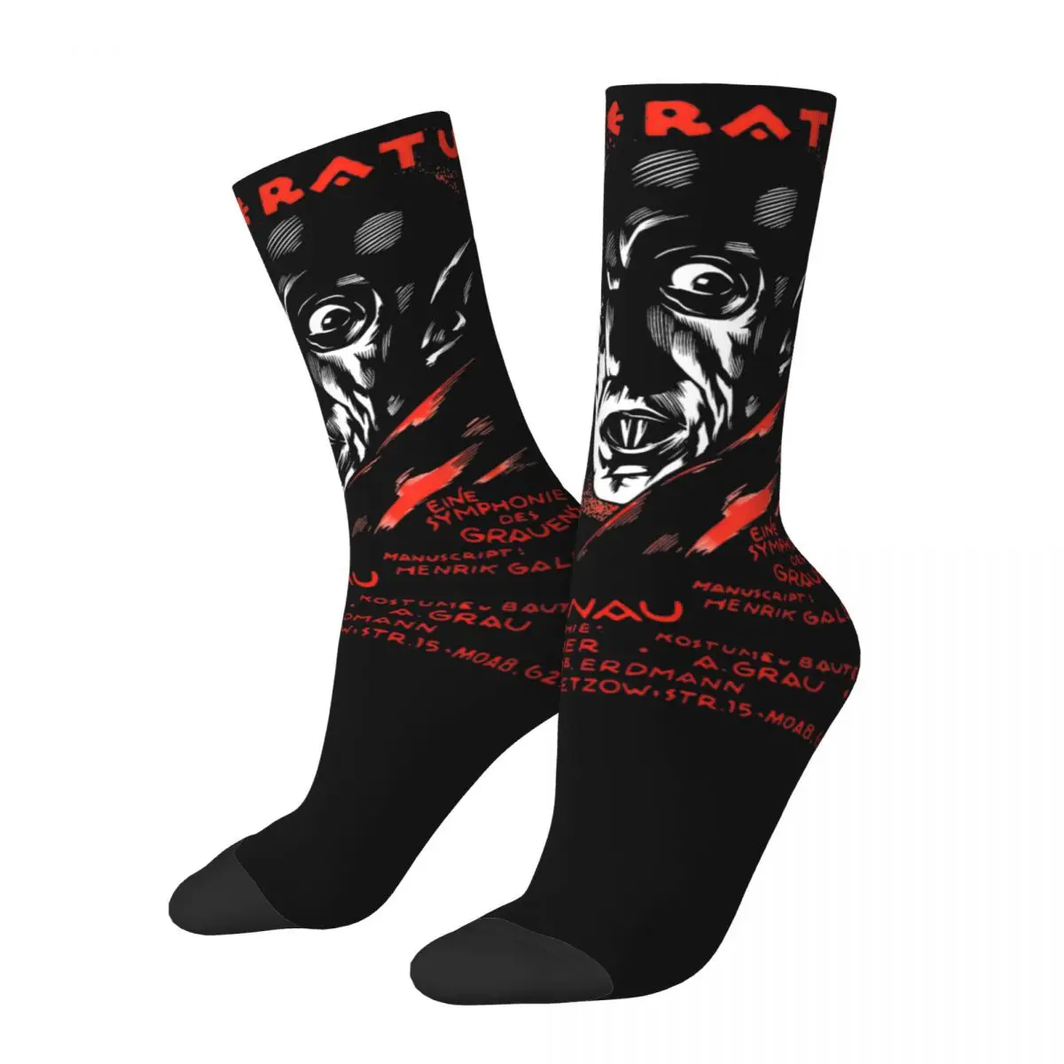 NOSFERATU STARE Nosferatu The Vampire Accessories Socks Non-slip High Quality Crew Socks Super Soft for Women Men Best Gifts