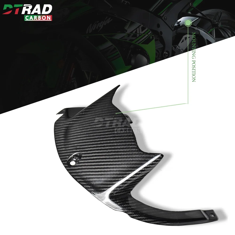 Real Carbon Fiber Rear mudguar For KAWASAKI ZX-10R ZX10R 2017-2022 2021 Motorcycle Fender Accessories Lightweight Mudguard Cover