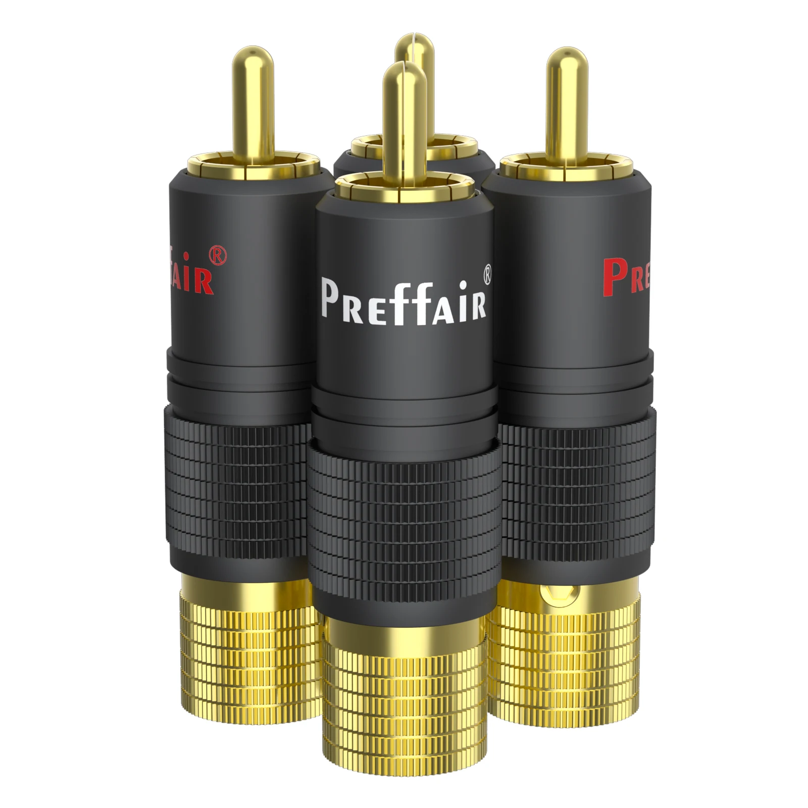 Preffair RCA-Stecker HiFi-Audio-RCA-Adapter Anschluss – Detail 5