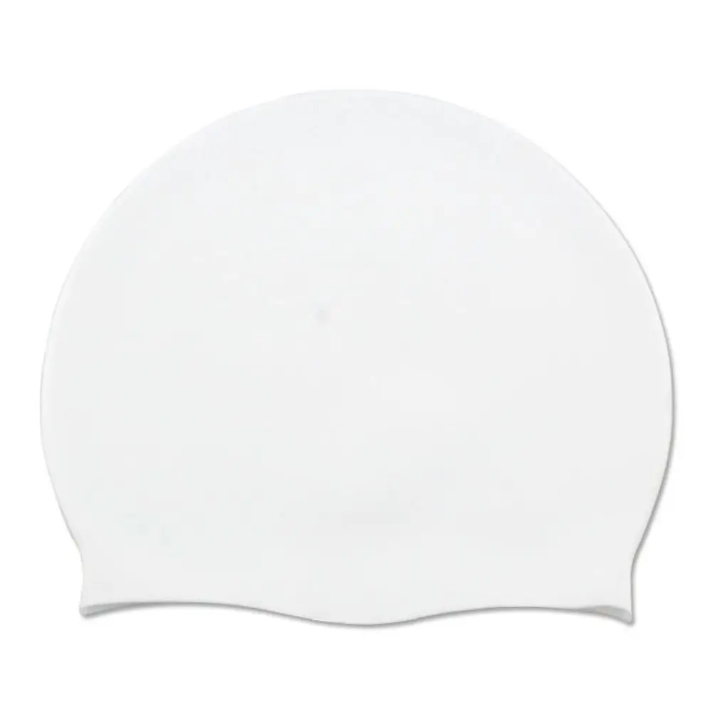 

Waterproof Solid Color Swimming Equipment Long Hair Large Swim Caps Silicone Swimming Caps High Elastic Diving Hat Bathing Caps