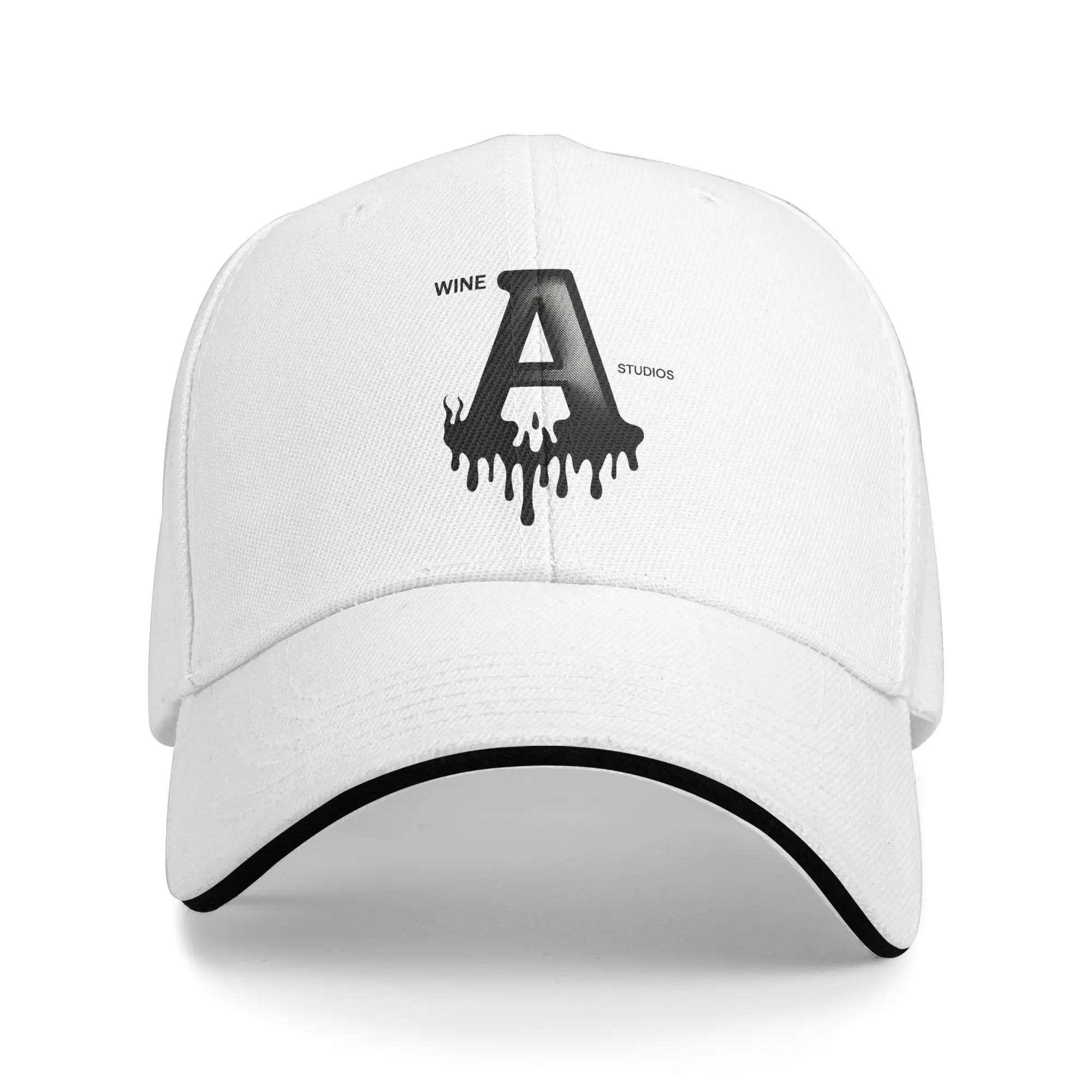 

Summer Wine Studios A Baseball Cap Outdoor Sport Classic Print Sun Trucker Hat Men Women Breathable Snapback Cap