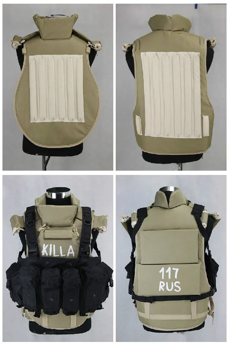 Tactical Air Soft 6b13 Killa Protective Vest MASKA-1SCH Metal