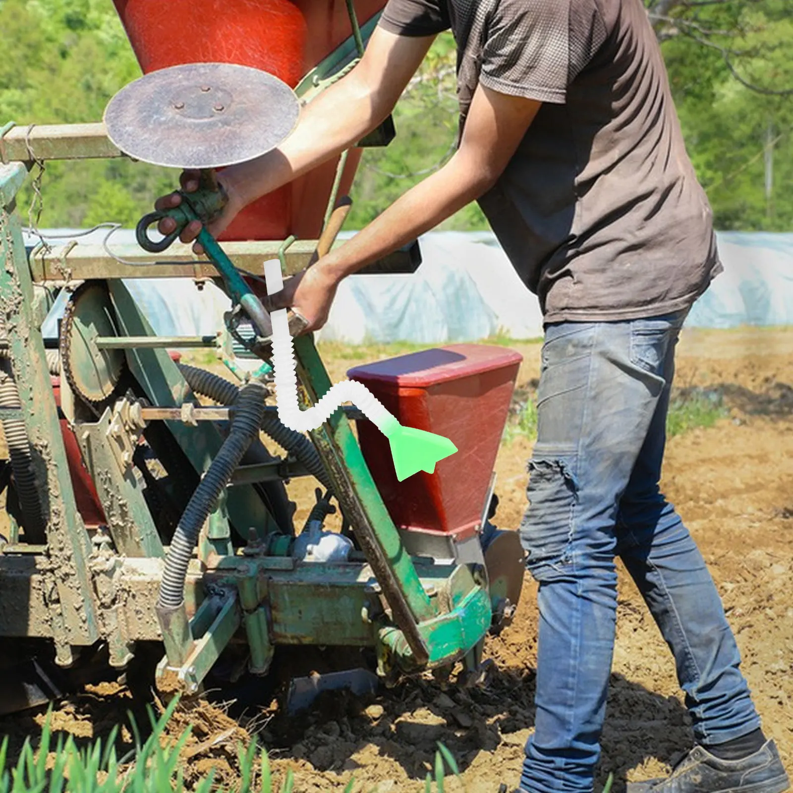 

1Set Precision Seeder Replacement Tube Kit for Planting Machines Even Seed Flow Long-Lasting Planter Tube for Corn Wheat Crops