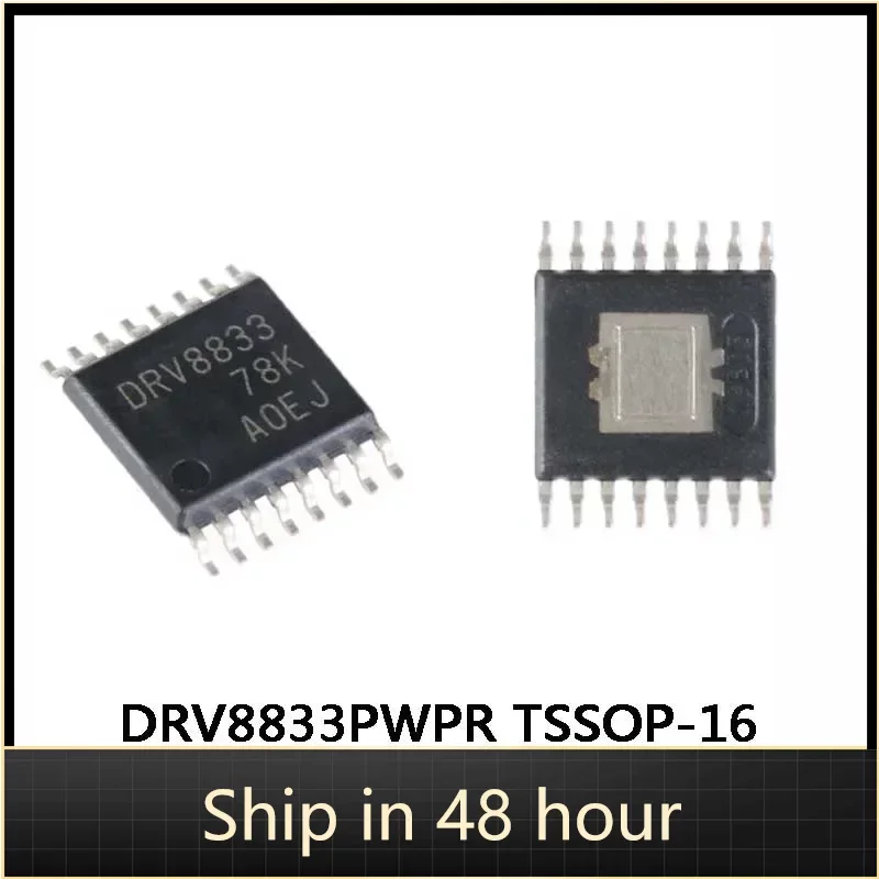 

1-10PCS 100% New Original DRV8833PWPR DRV8833 TSSOP-16 2A stepper motor driver IC Chip In Stock