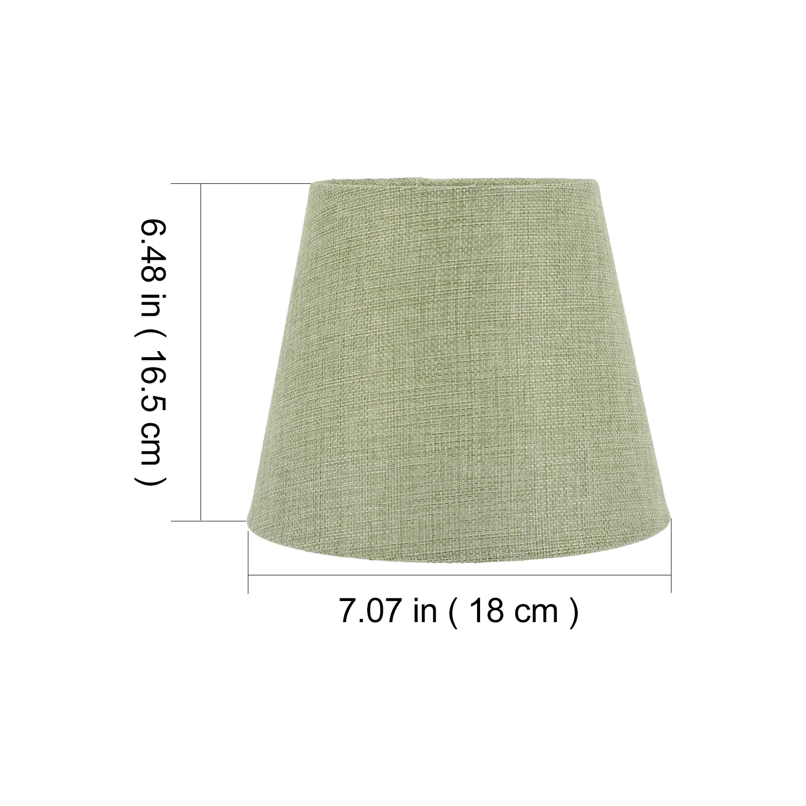 Fabric Lampshade E14 North European Style Table Lamp Shades for Bedroom Living Room Office Drum Pendant Dustproof Metal Frame