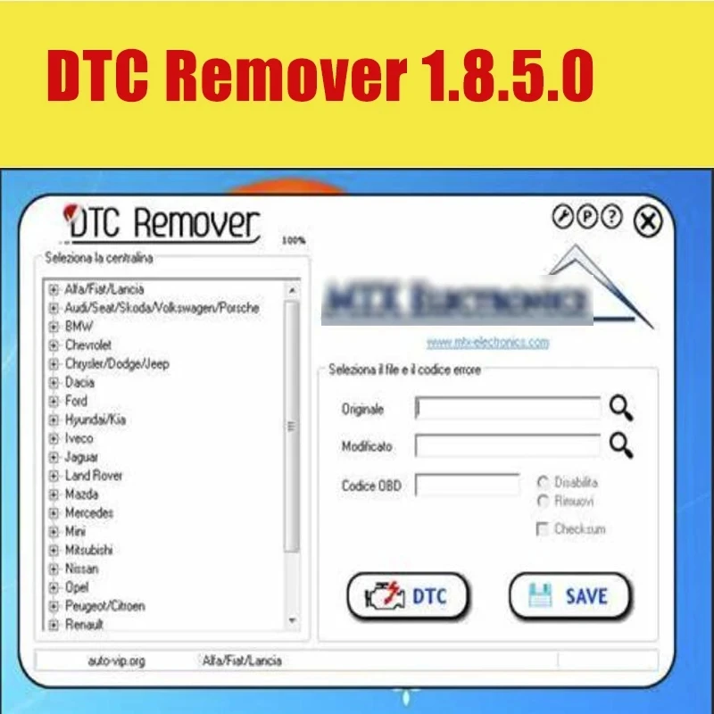 MTX DTC Remover 1.8.5.0 With Keygen+9 Extra ECU Tuning SW Software ECU Fault Code Remover For KESS KTAG FGTECH OBD2 Software