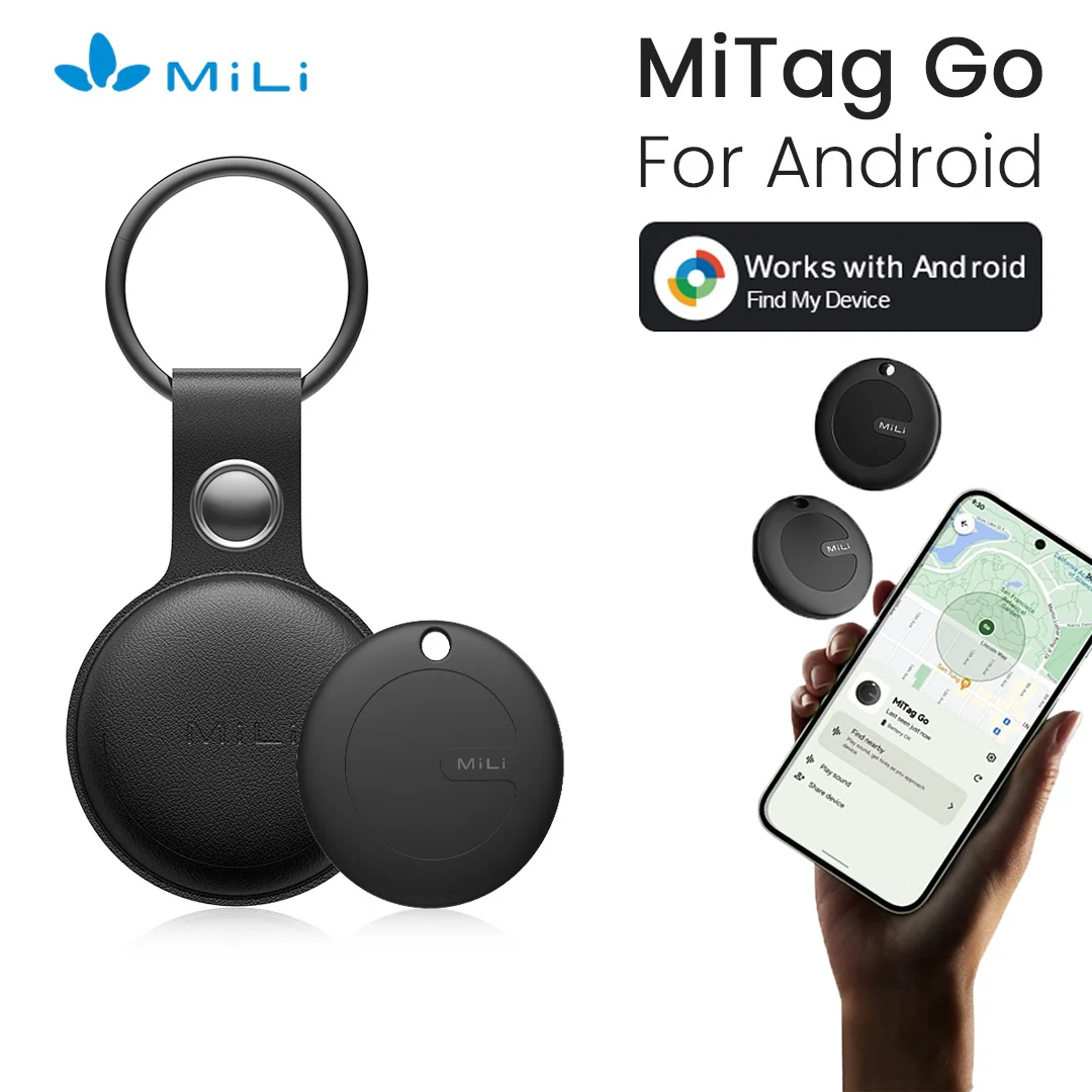 Mili Smart Tracker Mitag Bluetooth Locator Anti-Lost Device Mobile Key Elderly Kid Finder Work With Android Google Find MyDevice