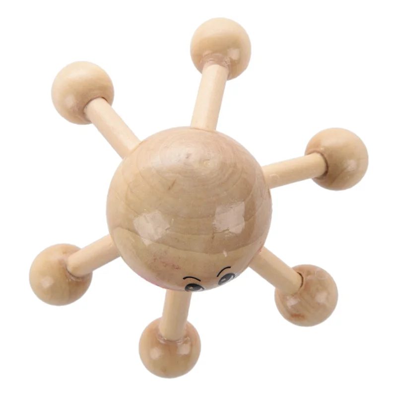 ABMK 3X Home Office 6 نقاط لتخفيف التوتر معدات تدليك فروة الرأس الخشبية