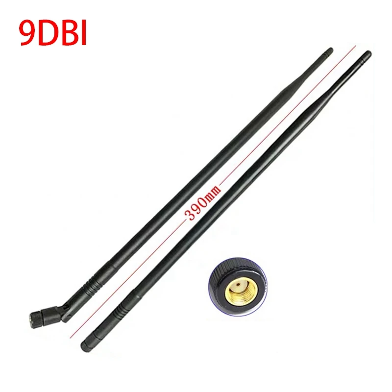 3PCS 9Dbi RP-SMA Dual Band 2.4Ghz 5Ghz High Gain Wifi Router Wireless Tilt Antenna