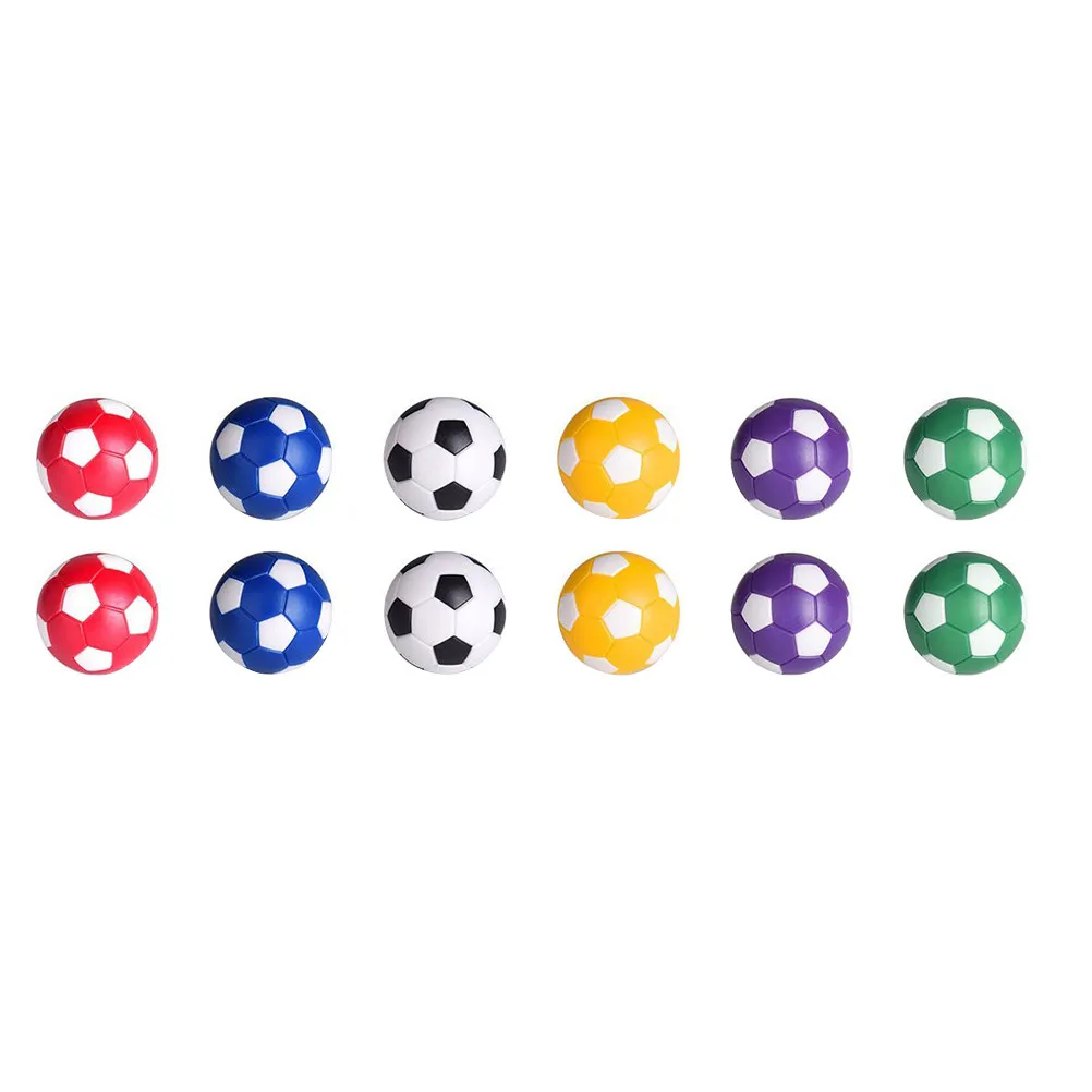 

24Pcs Official Table Foosballs 36mm Diameter Multicolor Plastic for Standard Sized Tables and Rainy Day Fun Table Foosball Ball