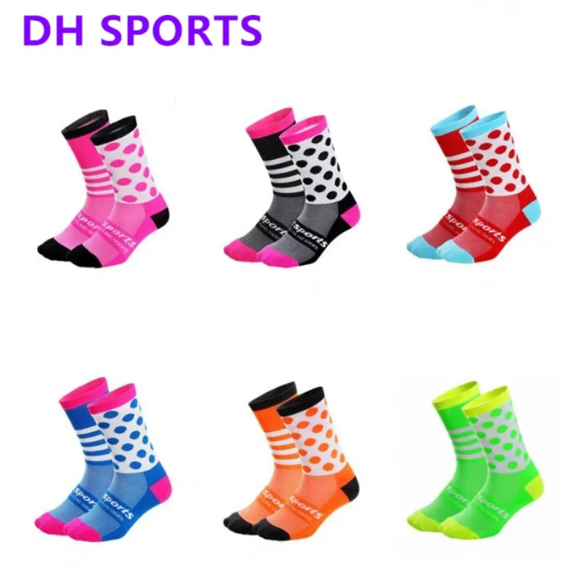 Socks cycling four DH Socks SPORTS seasons long compression tube bicycle ladies men Crossfit sock