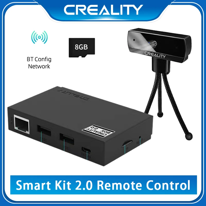 

Creality WiFi Box Smart Kit 2.0 Wireless Control Intelligent Assistant with HD Cam. 8G Card Cloud Slice for Creality 3D Printers