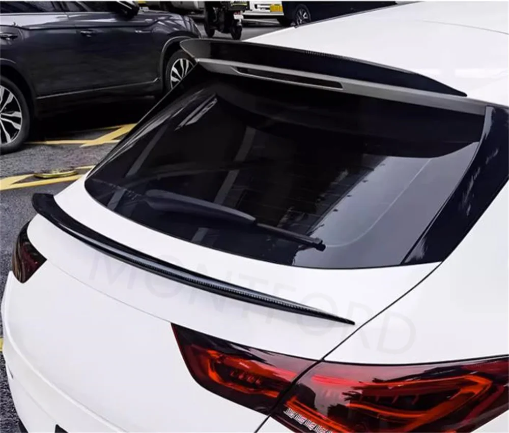 For Mercedes-Benz CLA Class X118 Rear Spoiler Wing 2019-2021 CLA200 260 CLA35 CLA45 AMG Roof Spoiler Shooting Brake ABS Tuning