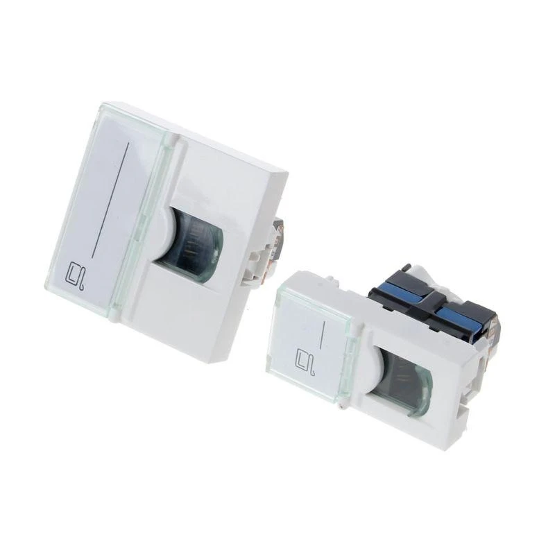 Adaptador embutido RJ45 Adaptador keystone, conector para extensor CAT6