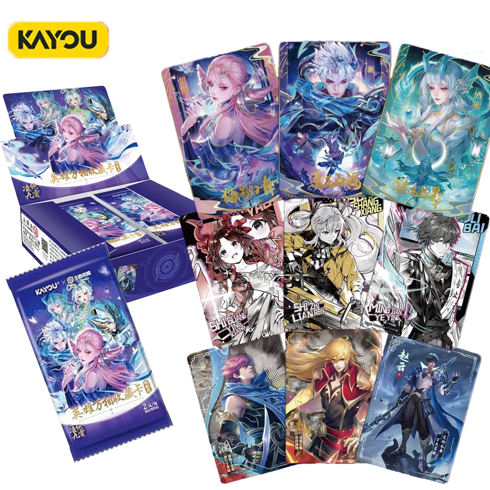 Official King of Glory Series Premium Rare Foil Collectible Cards MOBA Game Peripheral Toy Gift for Fans Collectible Cards