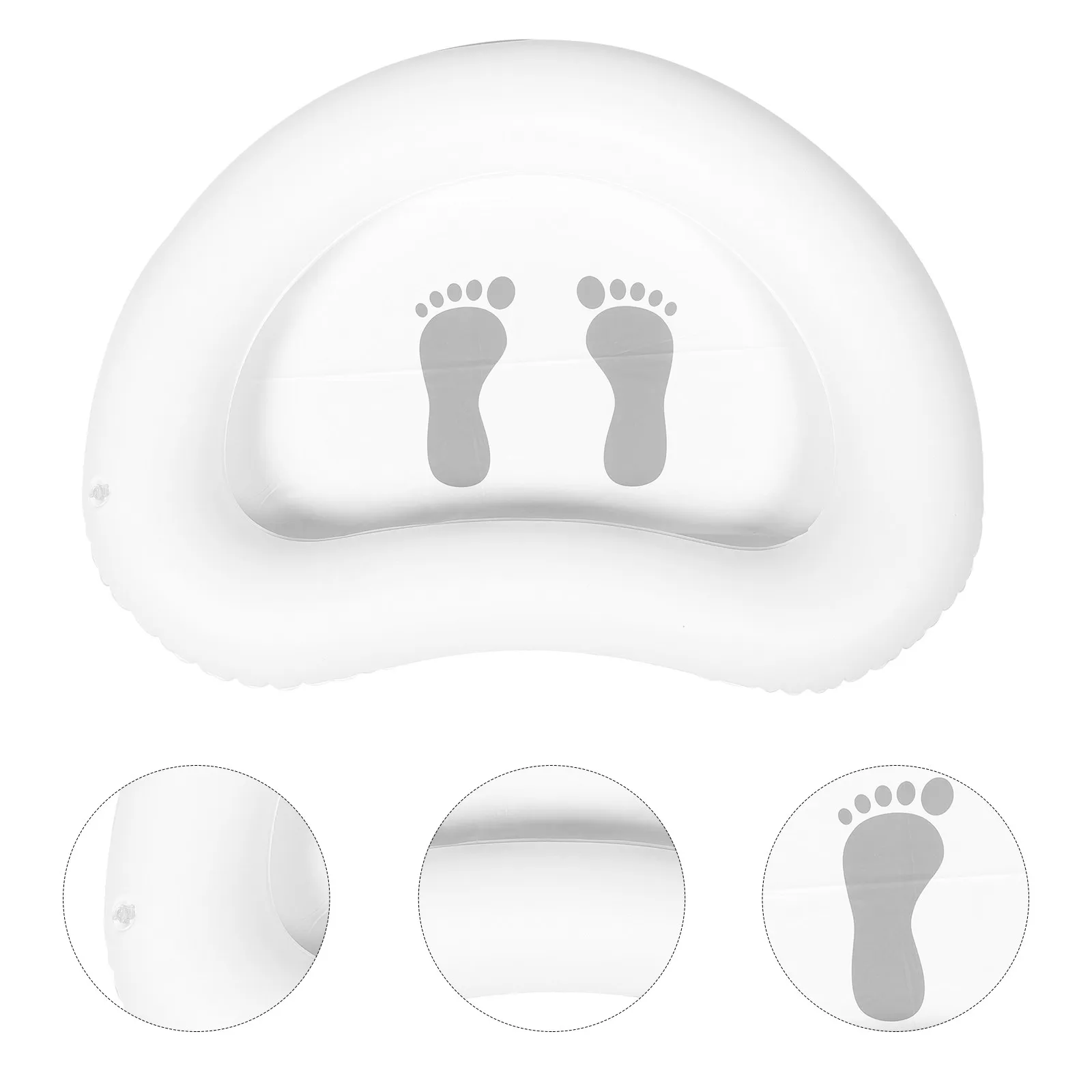 Bacia Inflável Dobrável para Lavar os Pés, Banheira Portátil para Camping, Praia, Piscina Acima do Solo, Bacia de Água para Entrada de Piscina