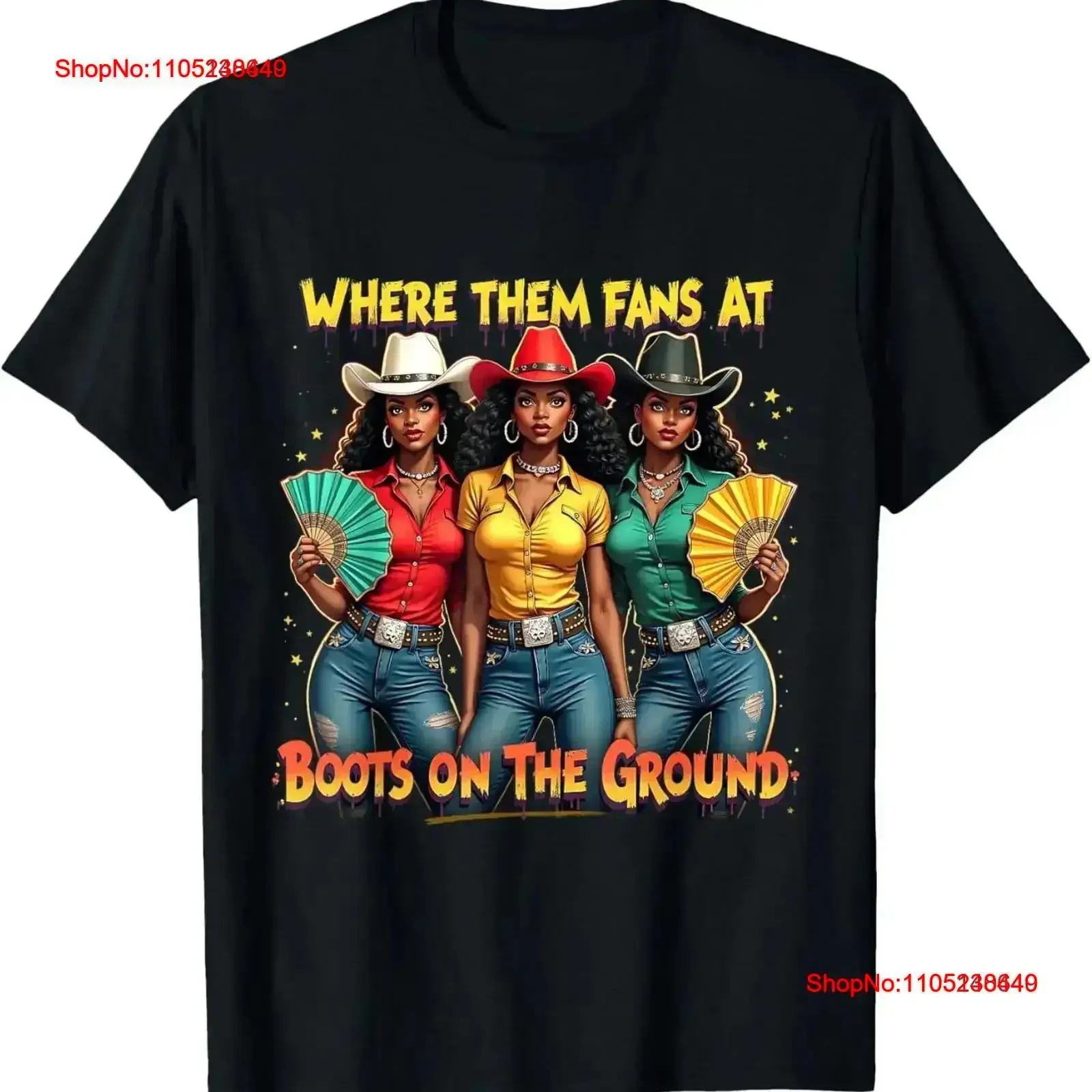 Where Them Fans At Boots On The Ground Funny Western Dance T Shirt vintage Washed designer clothes Soft fashion streetwear